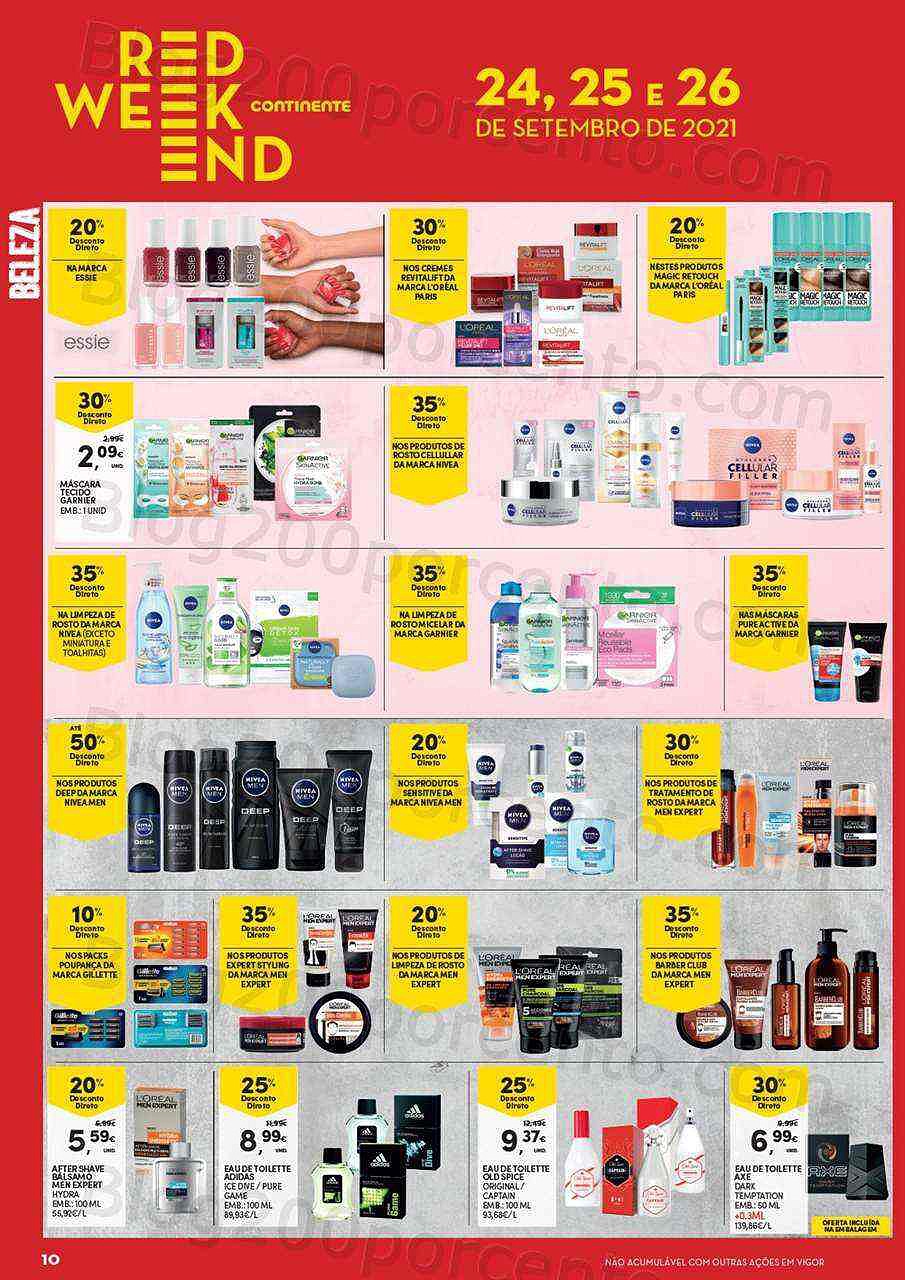 Antevisão Red Weekend Continente 24 a 26 setembro