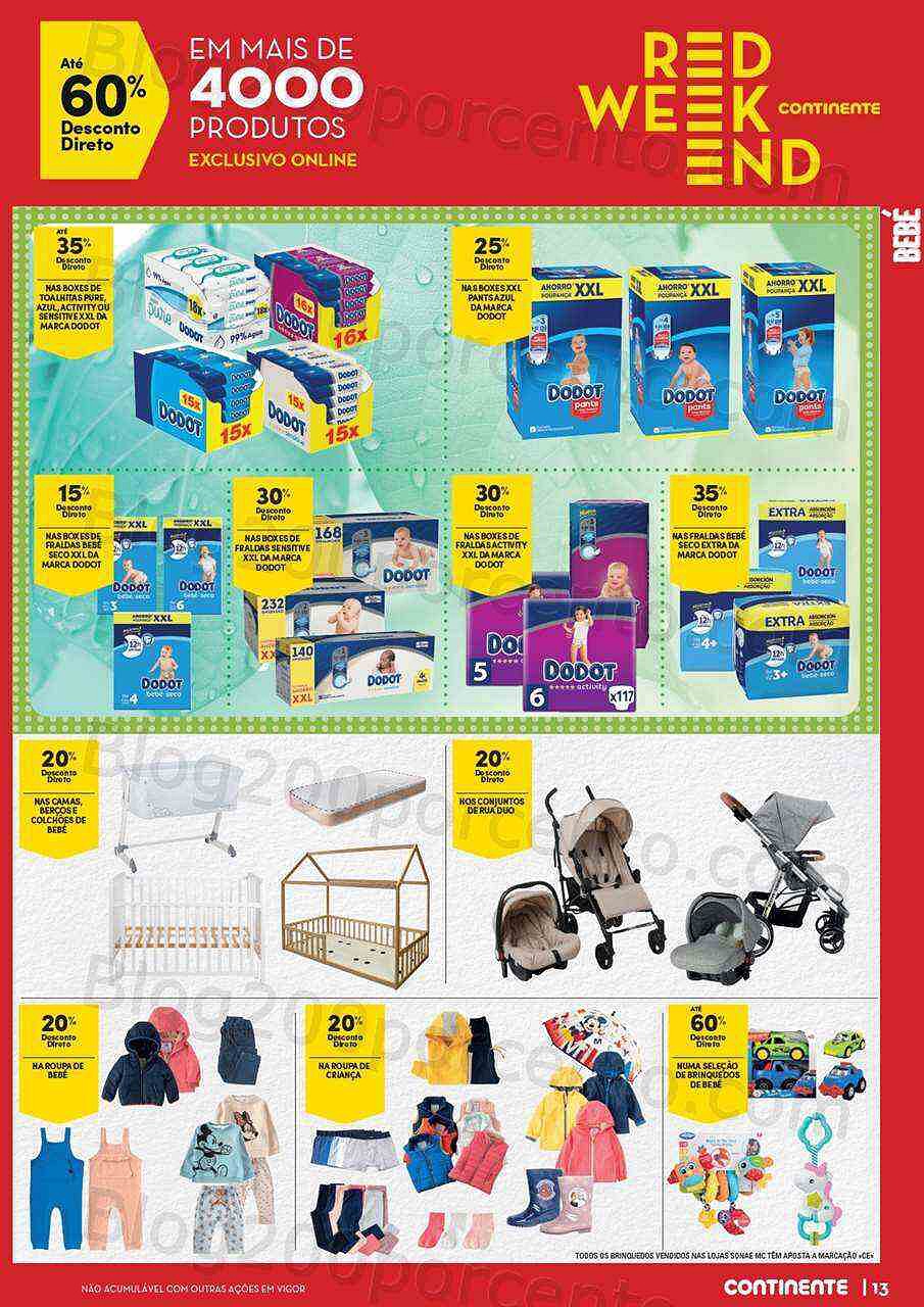 Antevisão Red Weekend Continente 24 a 26 setembro