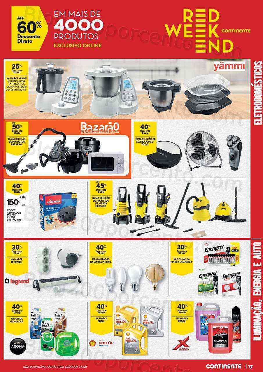 Antevisão Red Weekend Continente 24 a 26 setembro