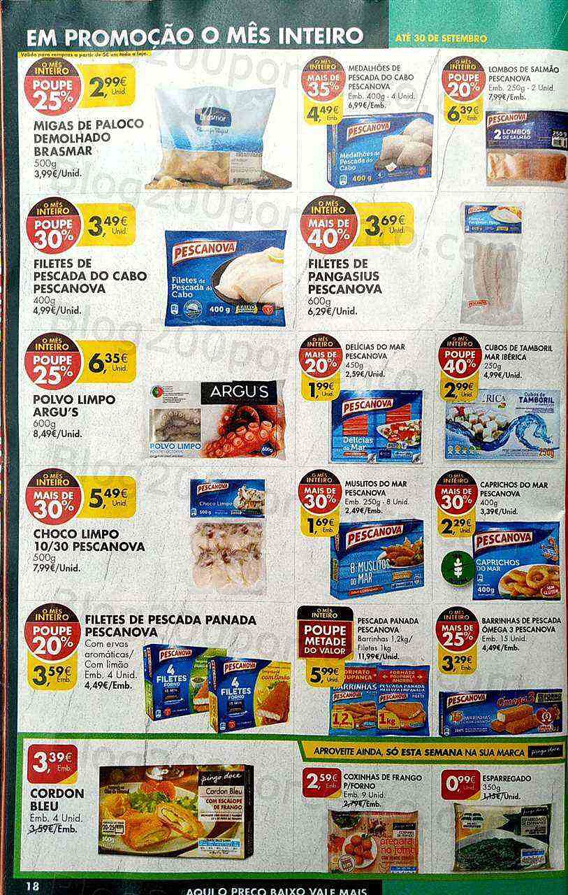 Antevisão Folheto PINGO DOCE Promoções de 28 setembro a 4 outubro