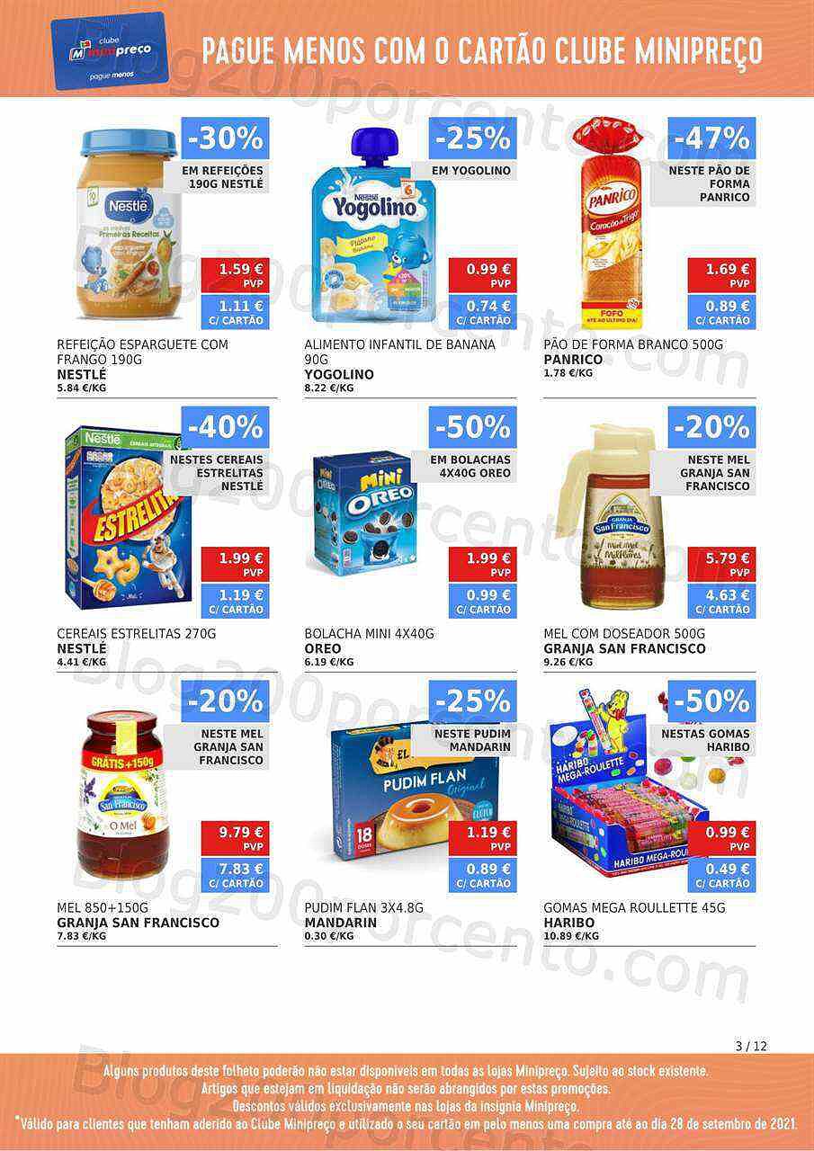 Clube Minipreço 30 setembro