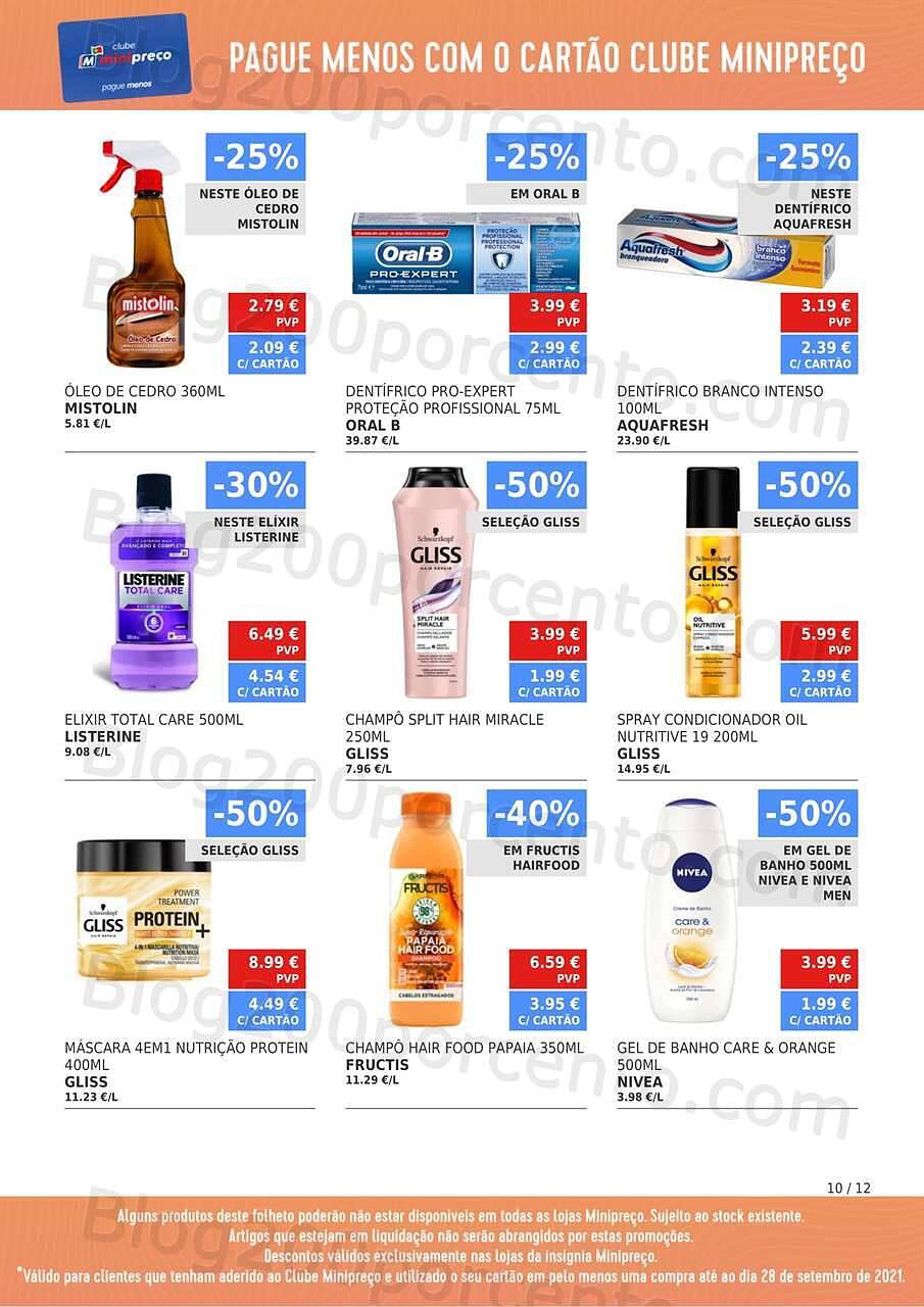 Clube Minipreço 30 setembro