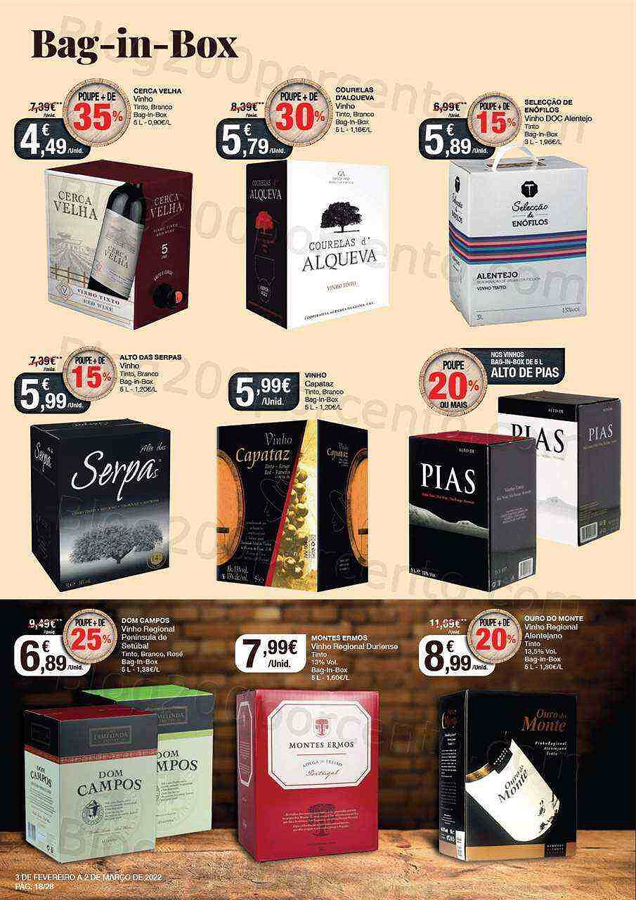 Feira queijos enchidos e vinhos intermarché