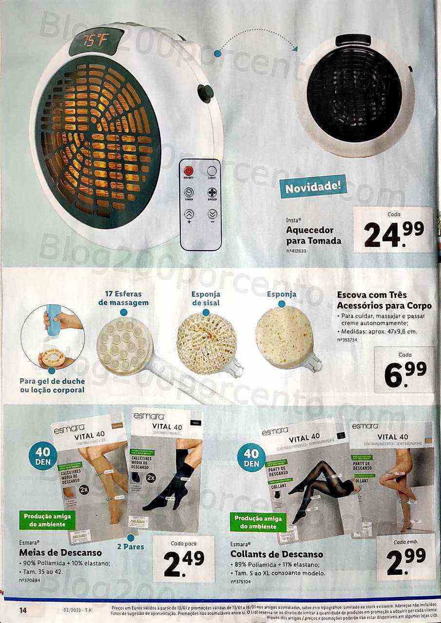 Lidl 10 a 16 janeiro