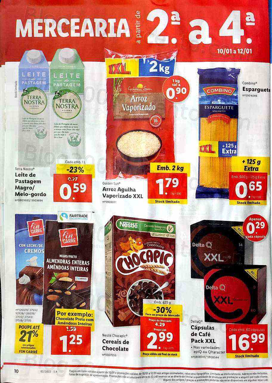 Lidl 10 a 16 janeiro