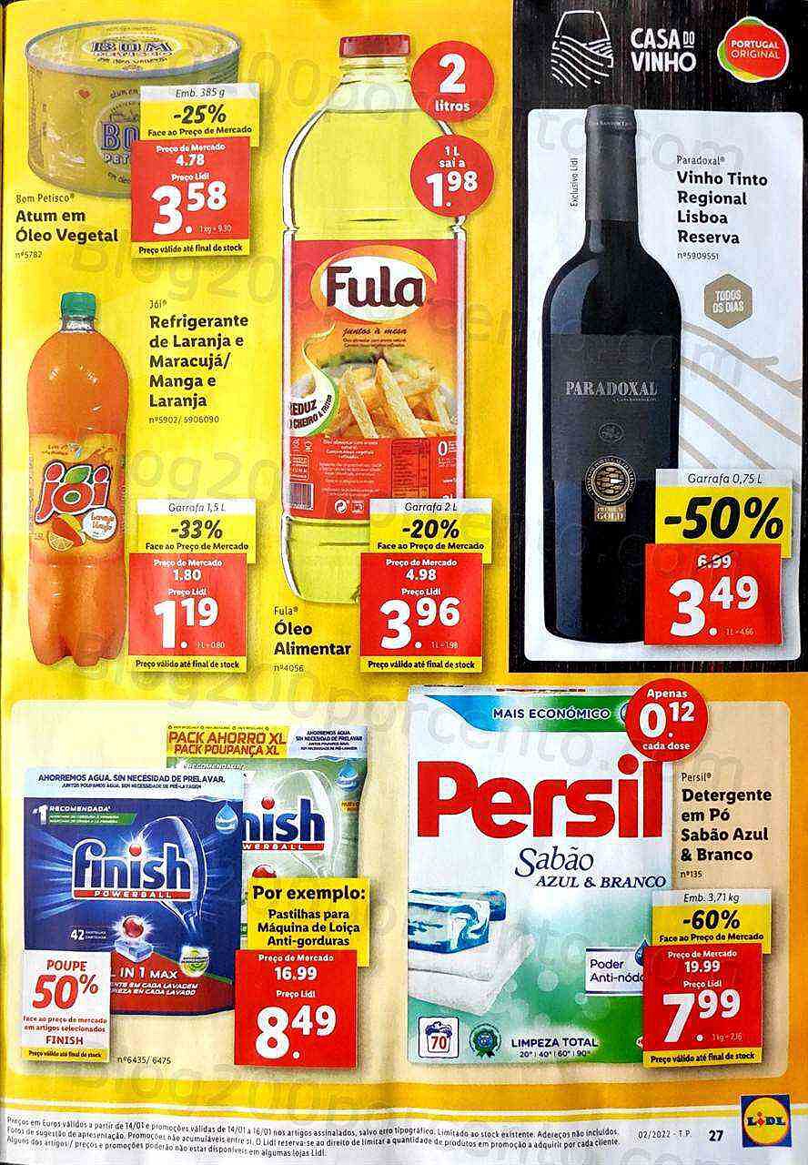 Lidl 10 a 16 janeiro