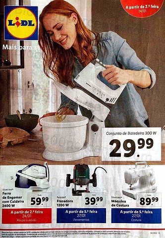 Antevisão Folheto LIDL 24 a 30 janeiro