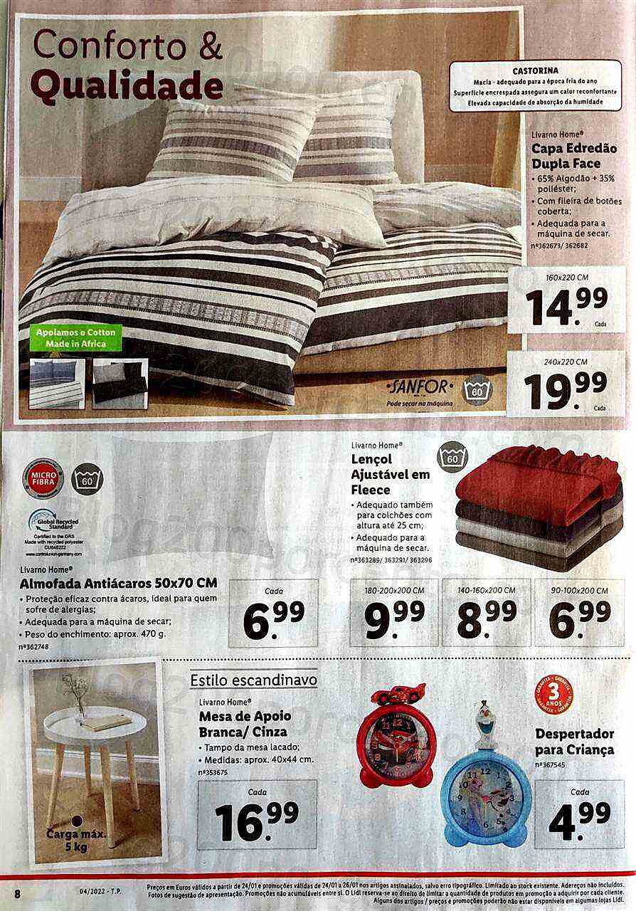 Antevisão Folheto LIDL 24 a 30 janeiro