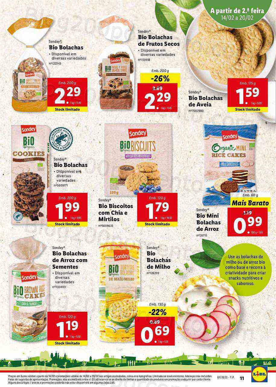 LIDL Bio 14 a 20 fevereiro
