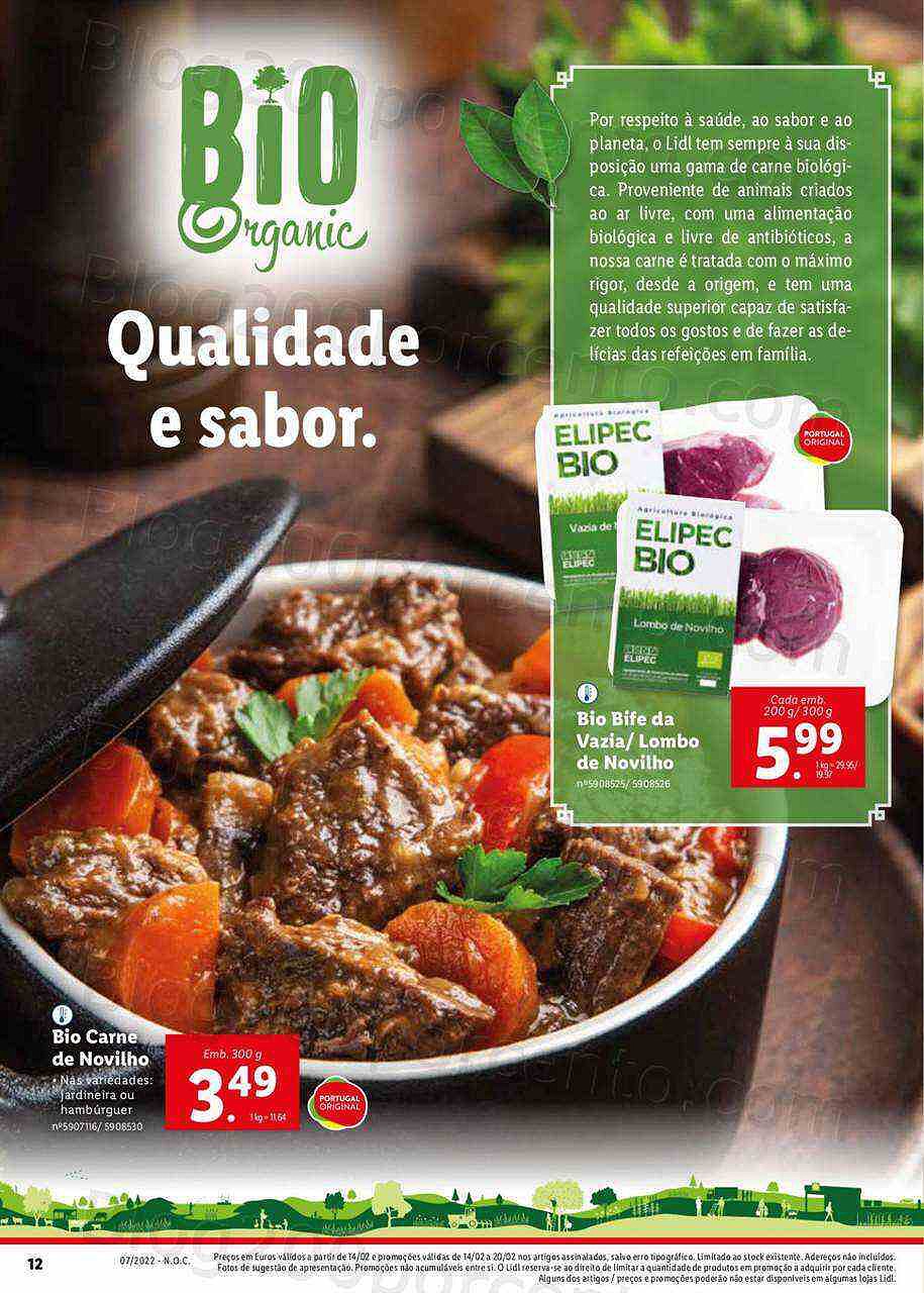 LIDL Bio 14 a 20 fevereiro