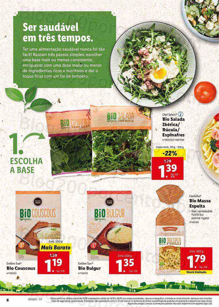 LIDL Bio 14 a 20 fevereiro