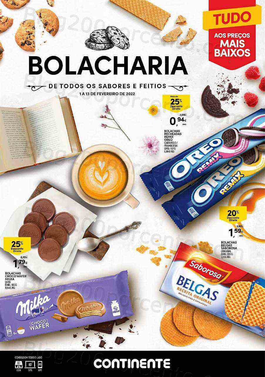 Antevisão Folheto CONTINENTE Bolachas