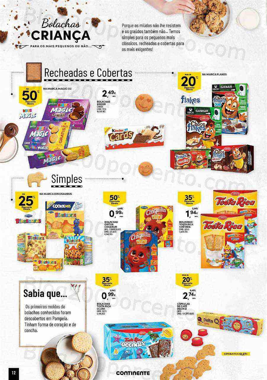 Antevisão Folheto CONTINENTE Bolachas