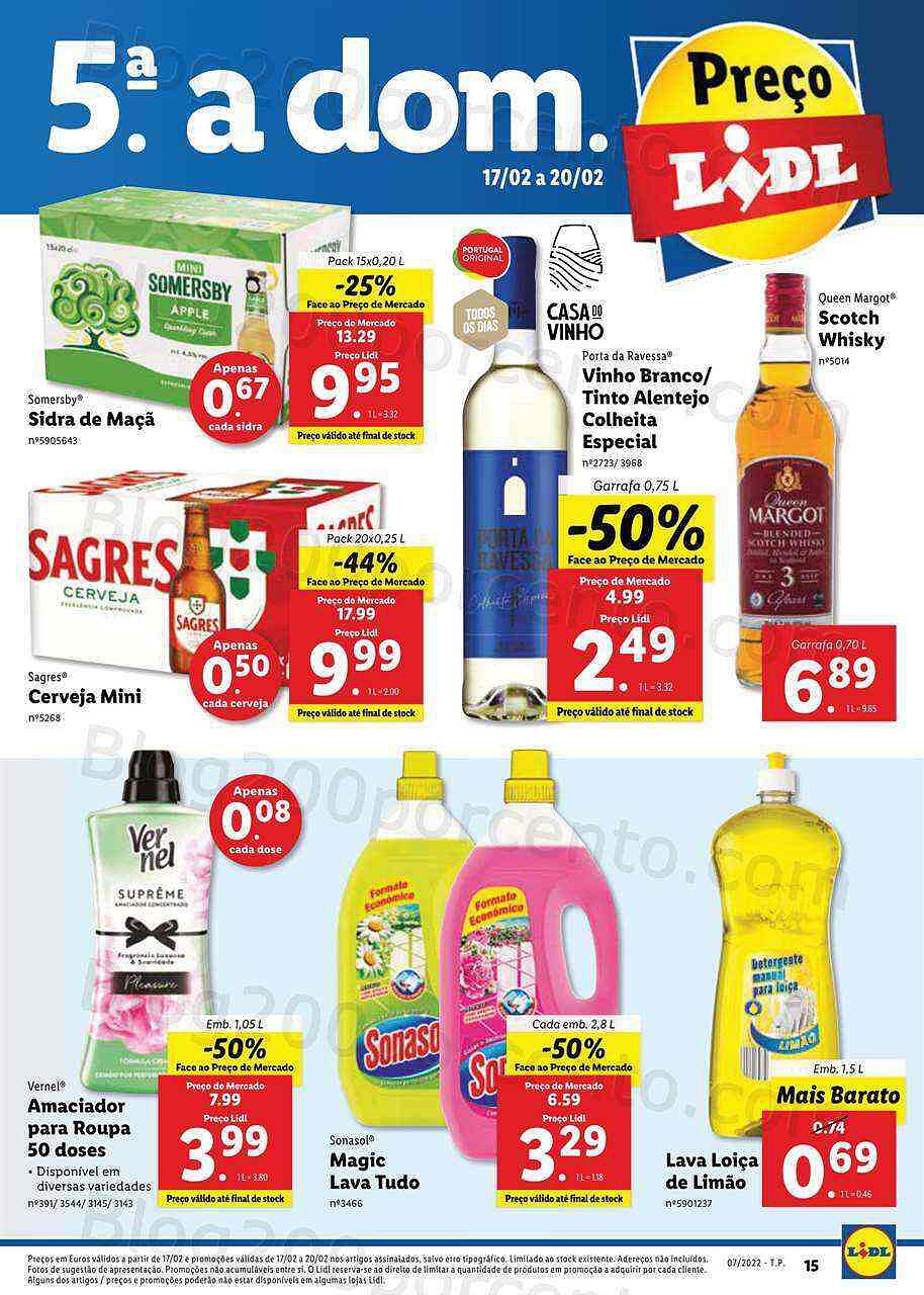 Antevisão Folheto Lidl 14 a 20 fevereiro