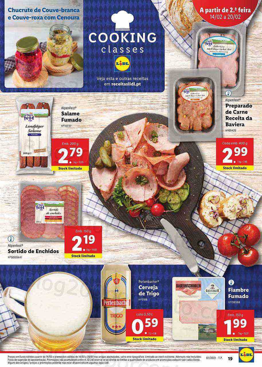 Antevisão Folheto Lidl 14 a 20 fevereiro