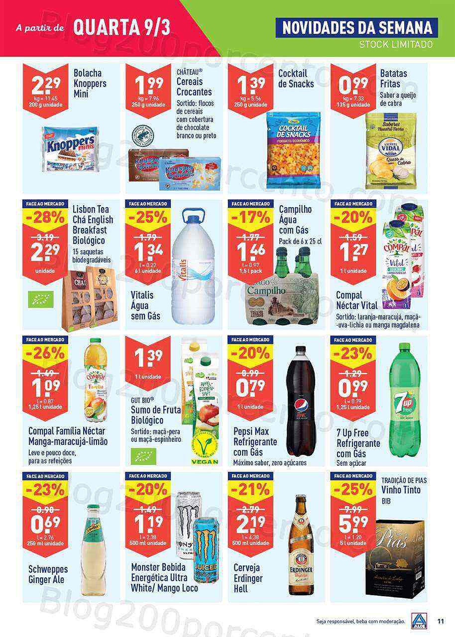 Antevisão Folheto ALDI 9 a 15 março