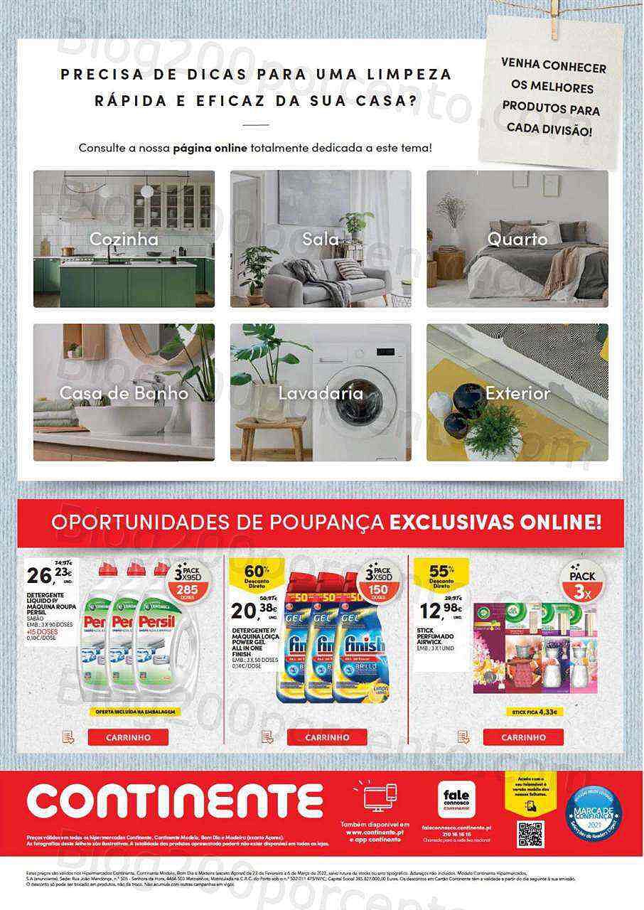 Feira limpeza Continente