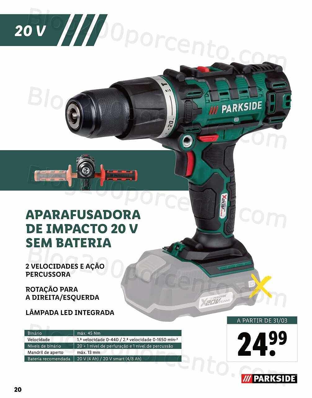 LIDL Especial Ferramentas Parkside