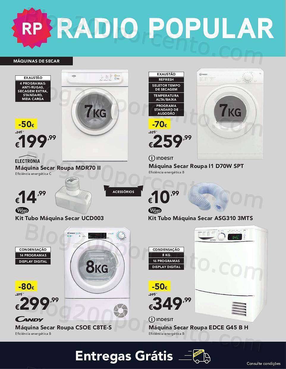 Radio Popular secar roupa