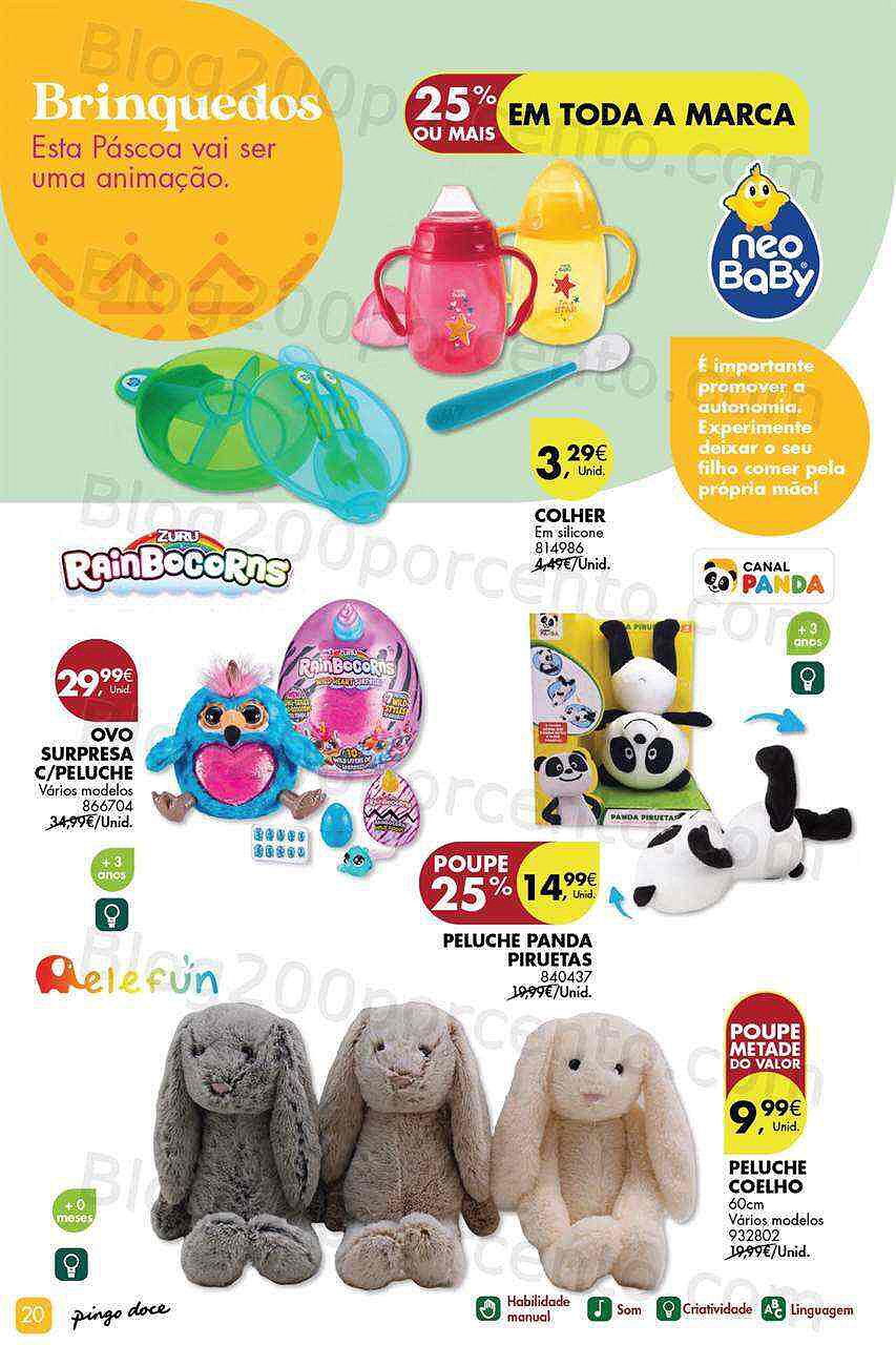 Antevisão Folheto PINGO DOCE Bazar Páscoa Promoções de 15 março a 18 abril