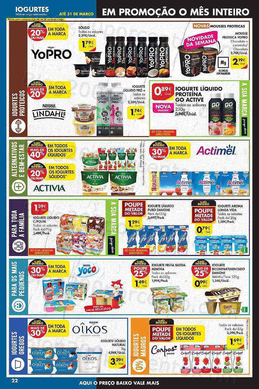 Antevisão Folheto PINGO DOCE Lojas Médias Promoções de 15 a 21 março