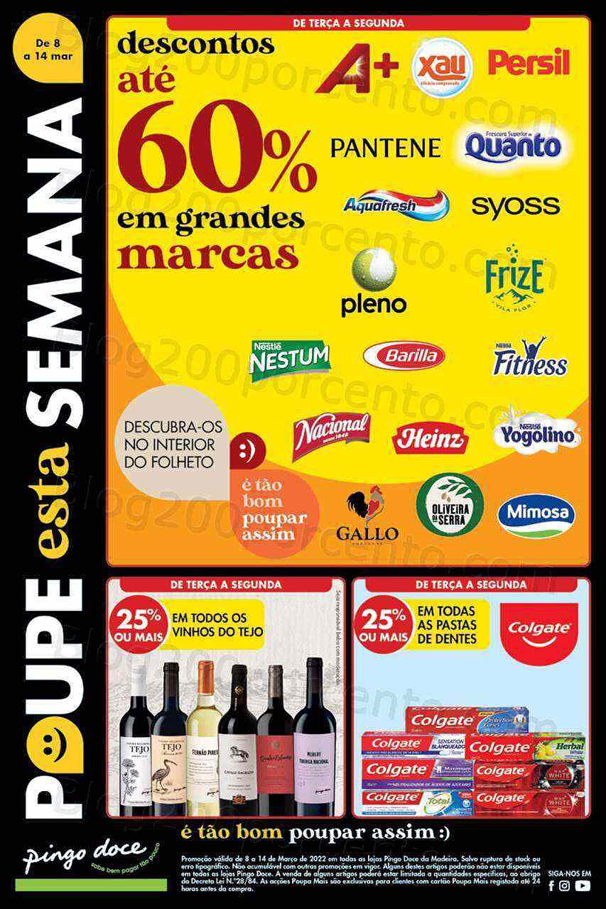Pingo Doce Madeira 8 a 14 março