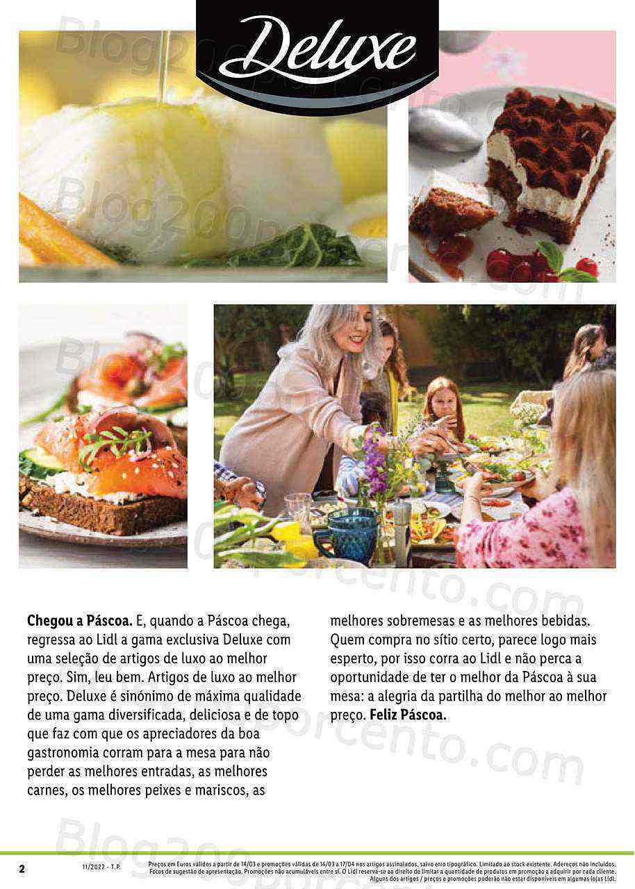 Lidl Especial Páscoa 14 março a 17 abril