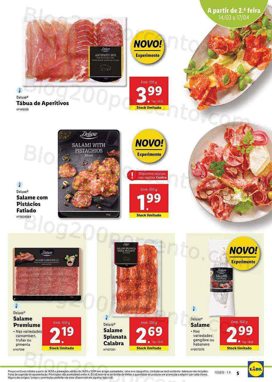 Lidl Especial Páscoa 14 março a 17 abril