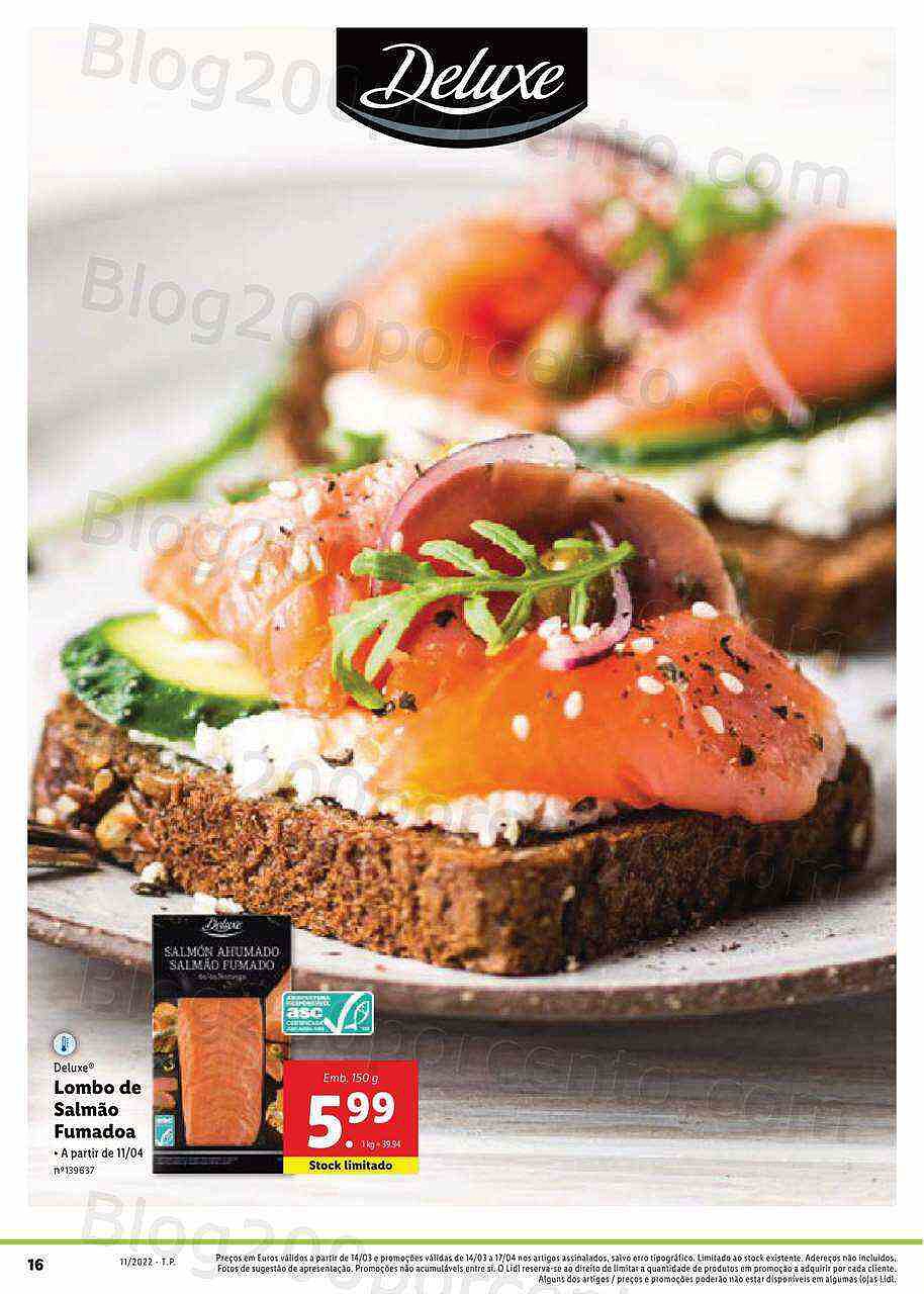 Lidl Especial Páscoa 14 março a 17 abril