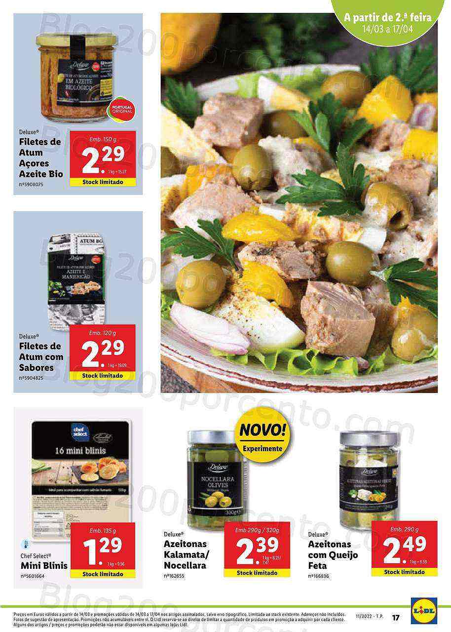 Lidl Especial Páscoa 14 março a 17 abril