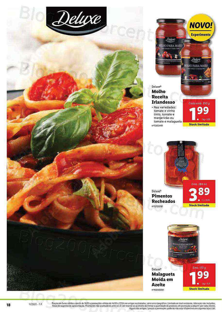 Lidl Especial Páscoa 14 março a 17 abril