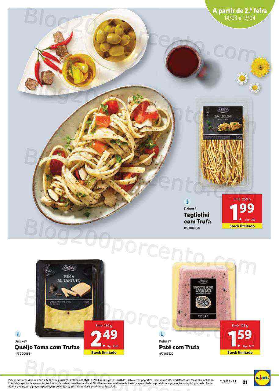 Lidl Especial Páscoa 14 março a 17 abril