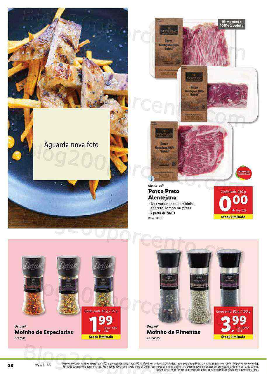 Lidl Especial Páscoa 14 março a 17 abril