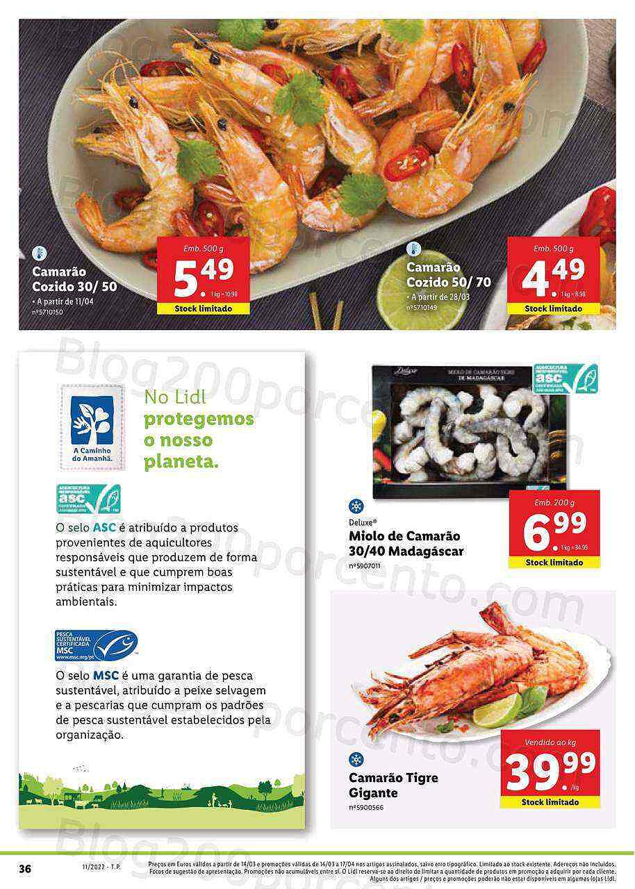 Lidl Especial Páscoa 14 março a 17 abril