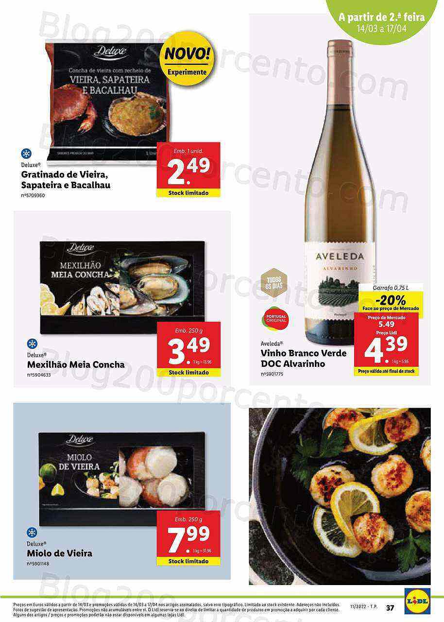 Lidl Especial Páscoa 14 março a 17 abril