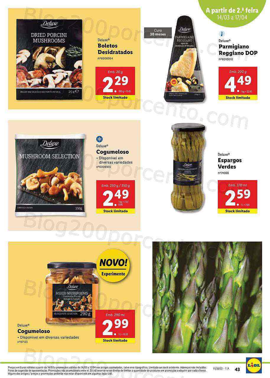 Lidl Especial Páscoa 14 março a 17 abril