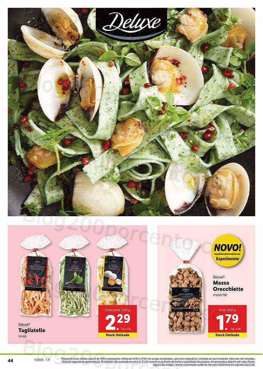 Lidl Especial Páscoa 14 março a 17 abril