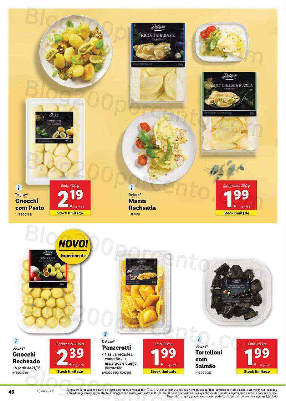 Lidl Especial Páscoa 14 março a 17 abril