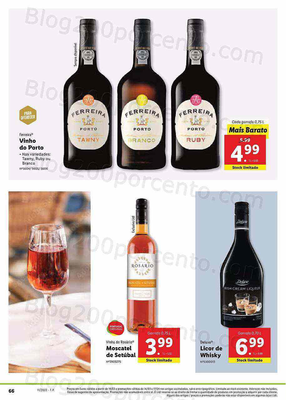 Lidl Especial Páscoa 14 março a 17 abril