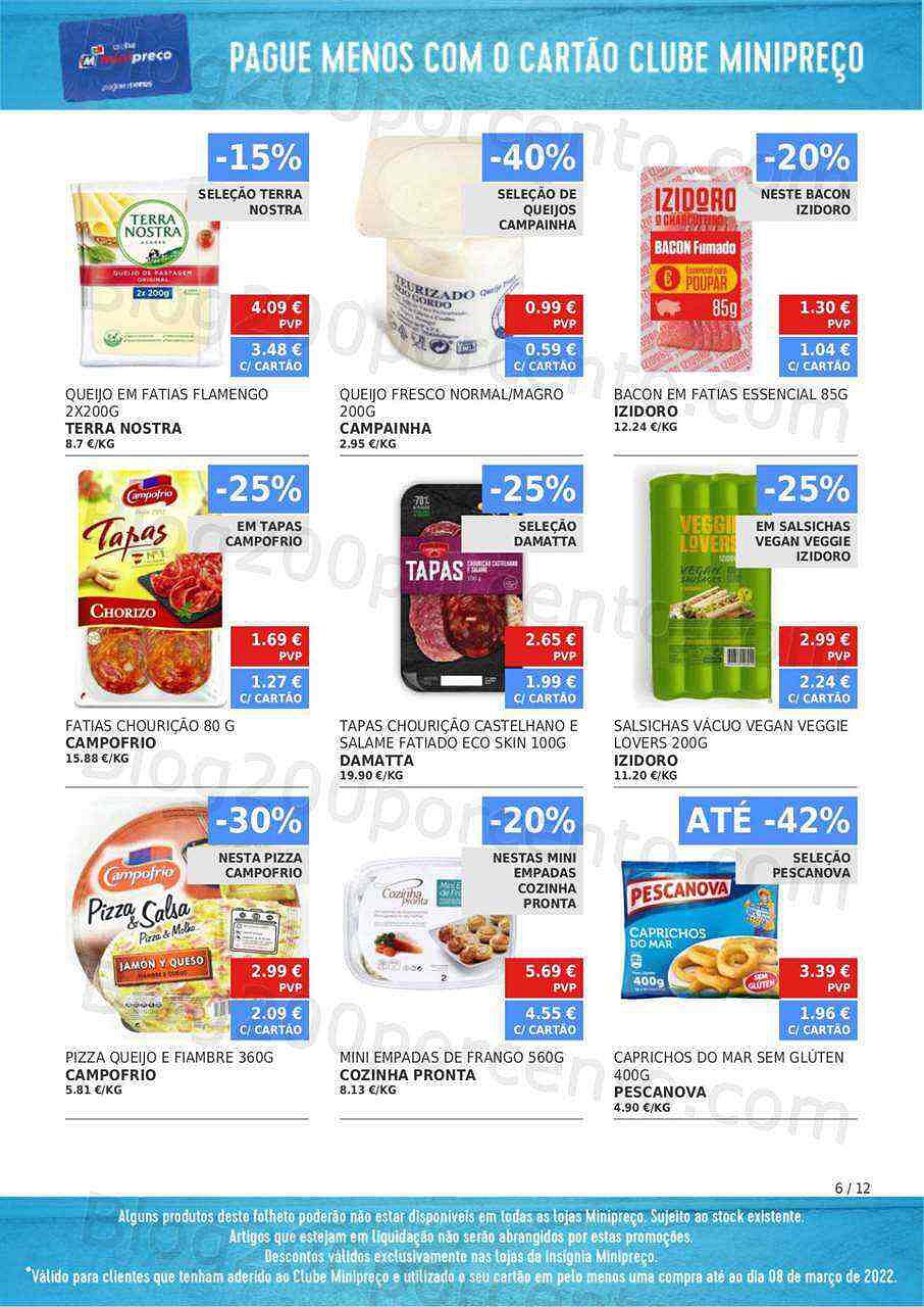 Clube Minipreço 10 a 16 março