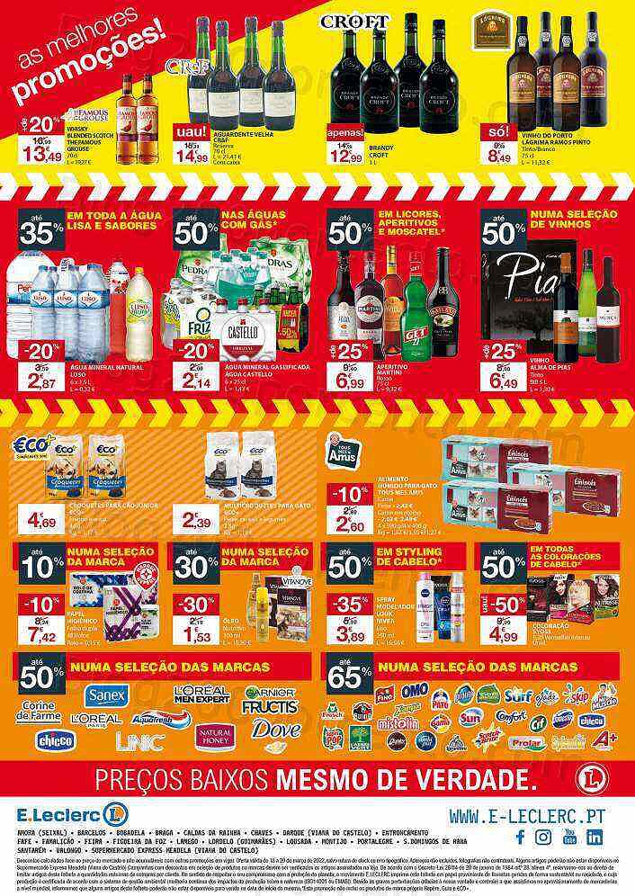 Antevisão Folheto E-LECLERC Promoções Fim de Semana - 18 a 20 março