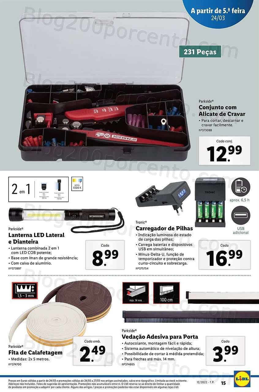 Antevisão Folheto LIDL Promoções de 21 a 27 março edição digital