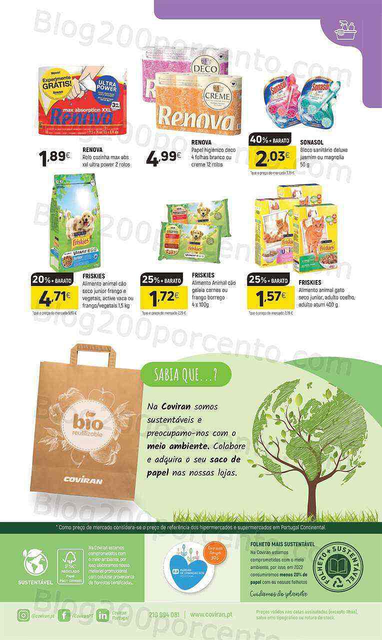 Antevisão Folheto COVIRAN Promoções de 15 a 27 março