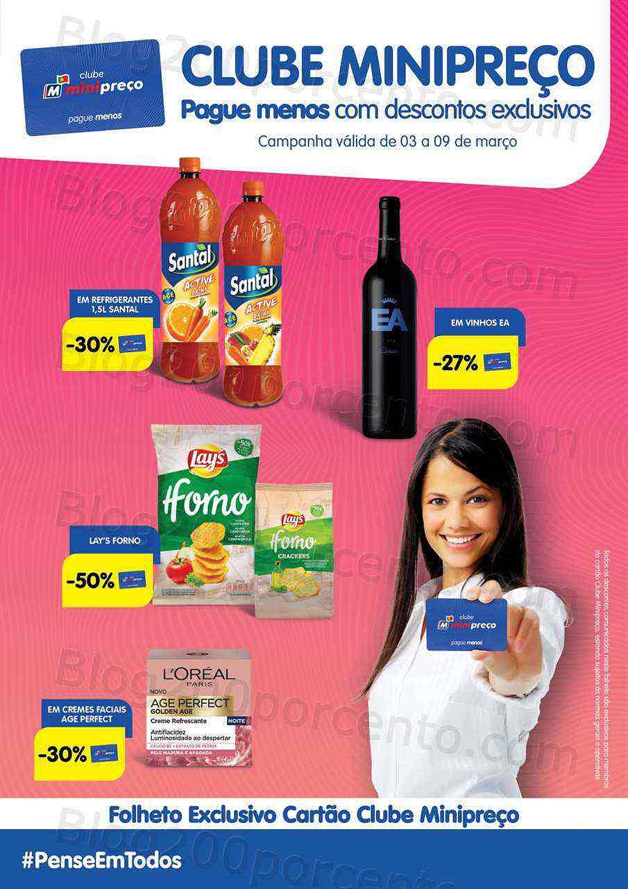 Clube Minipreço 3 a 9 março