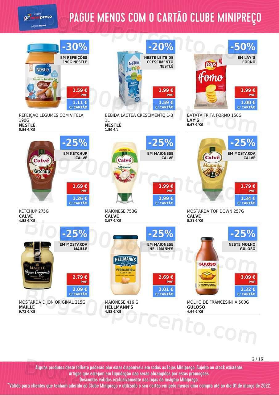 Clube Minipreço 3 a 9 março