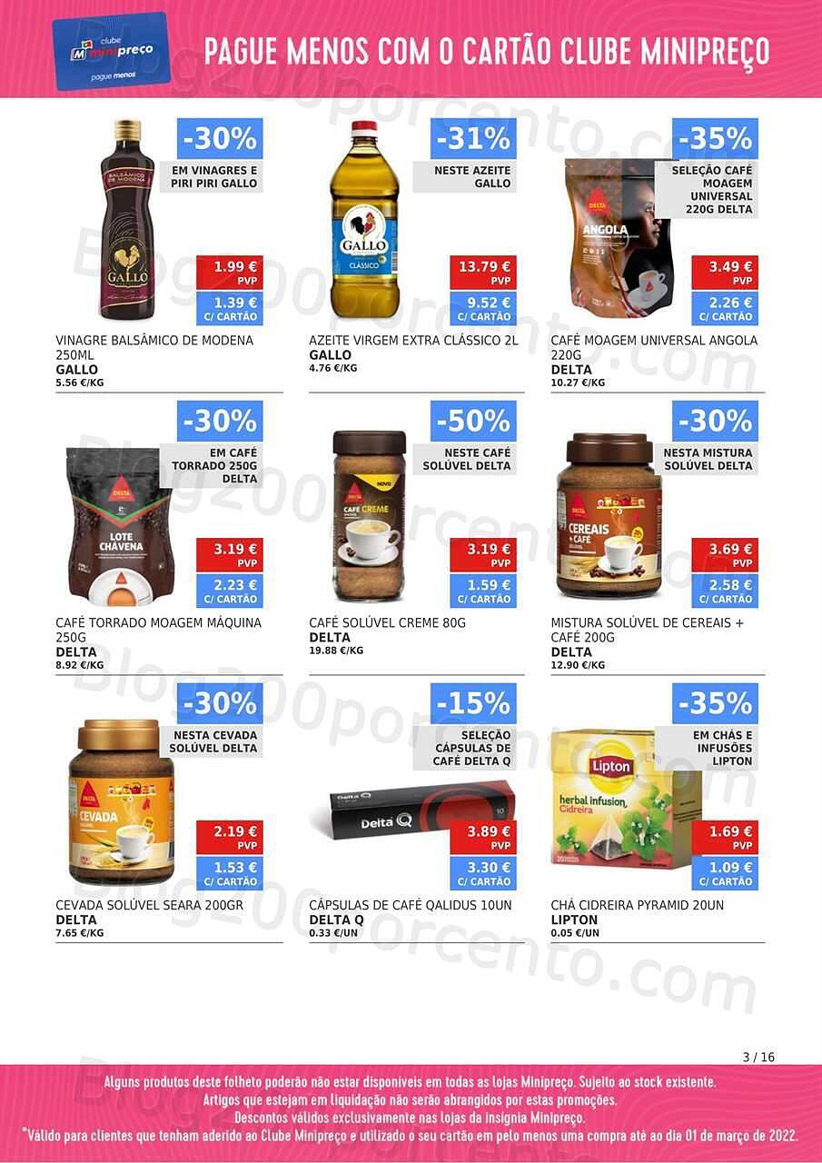 Clube Minipreço 3 a 9 março