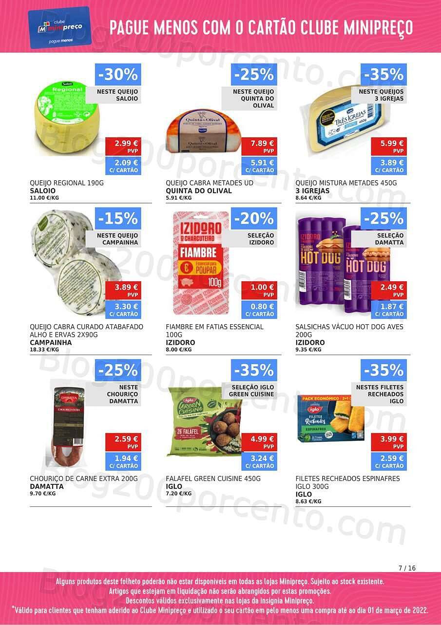 Clube Minipreço 3 a 9 março