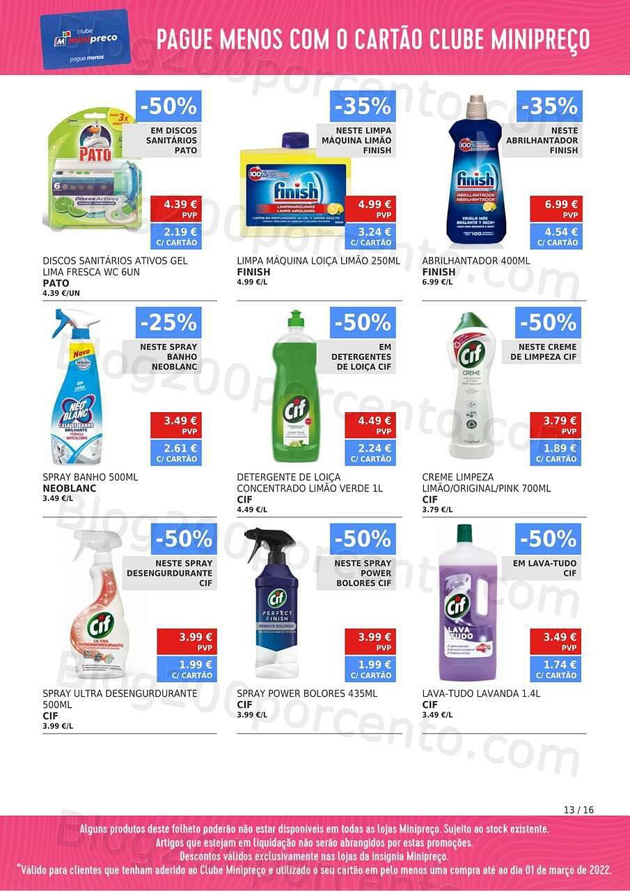 Clube Minipreço 3 a 9 março