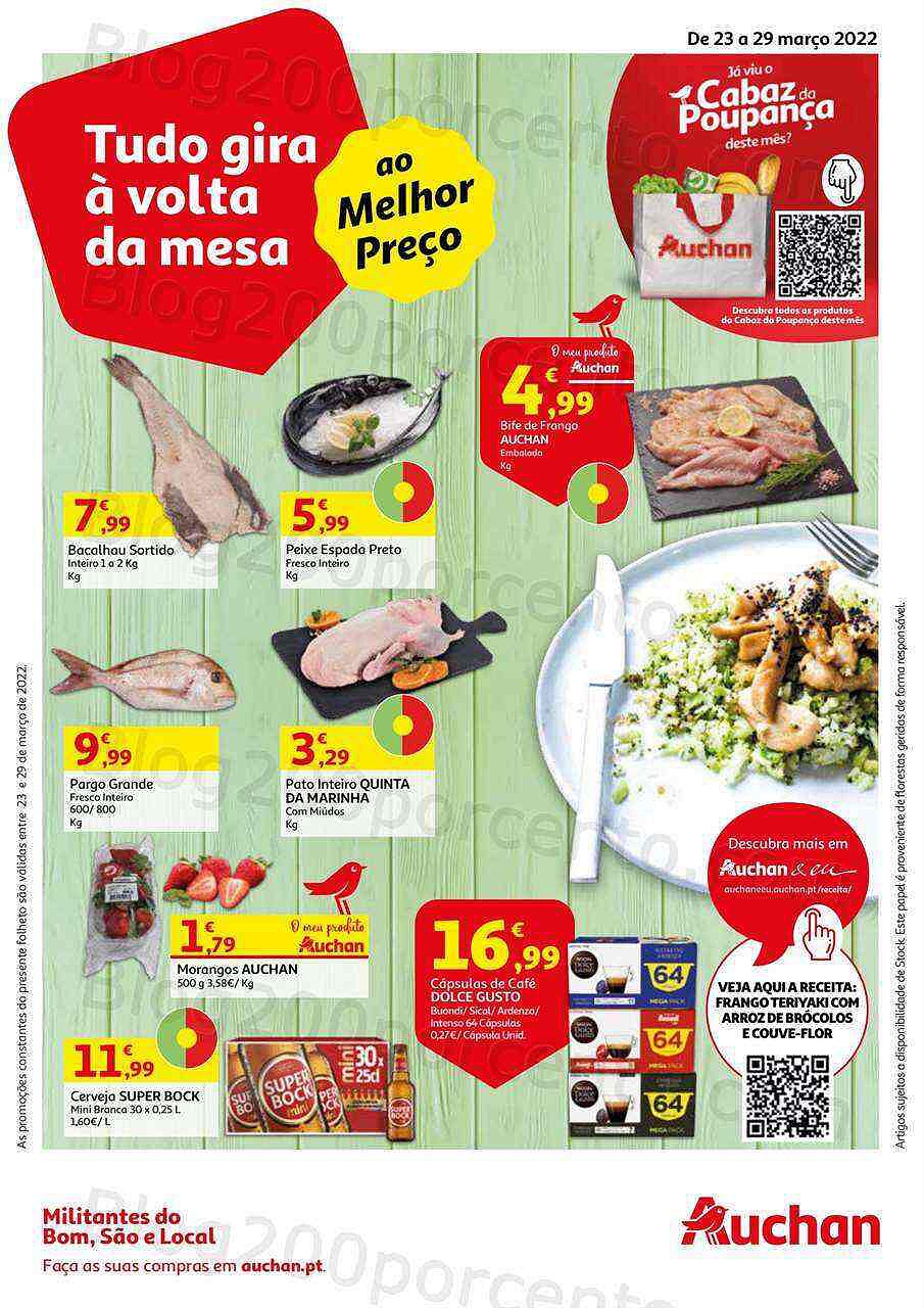 Antevisão Folheto AUCHAN Promoções de 23 a 29 março