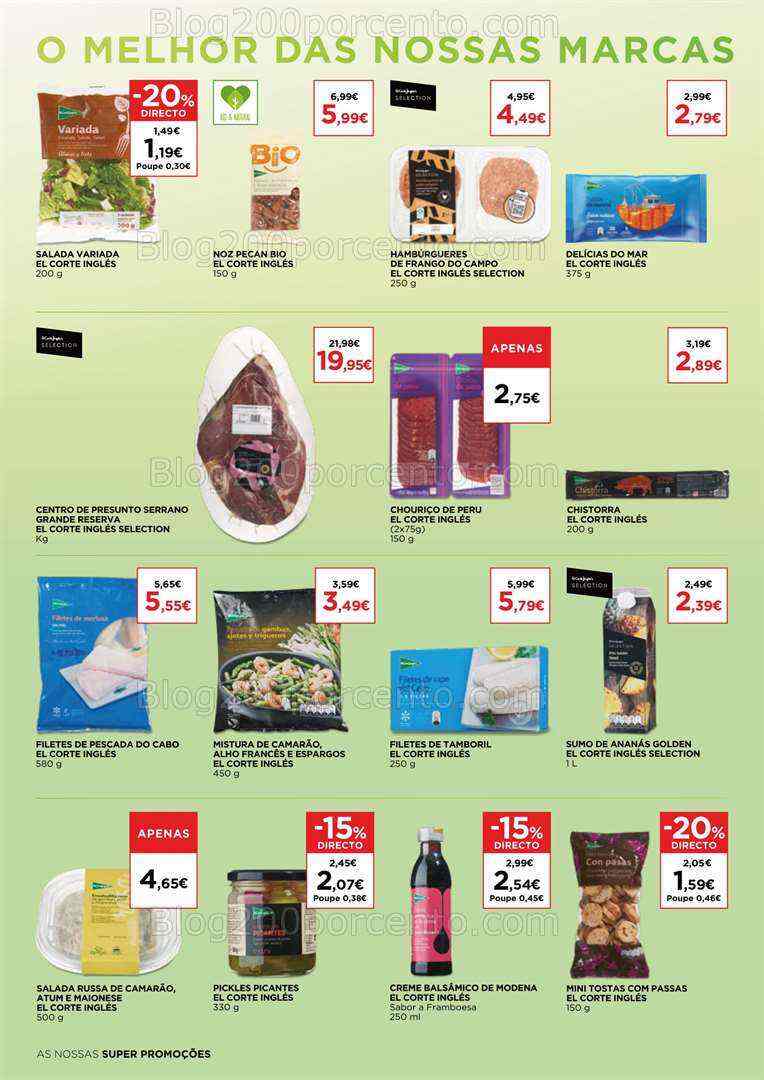 Antevisão Folheto EL CORTE INGLÉS Promoções de 11 a 24 agosto